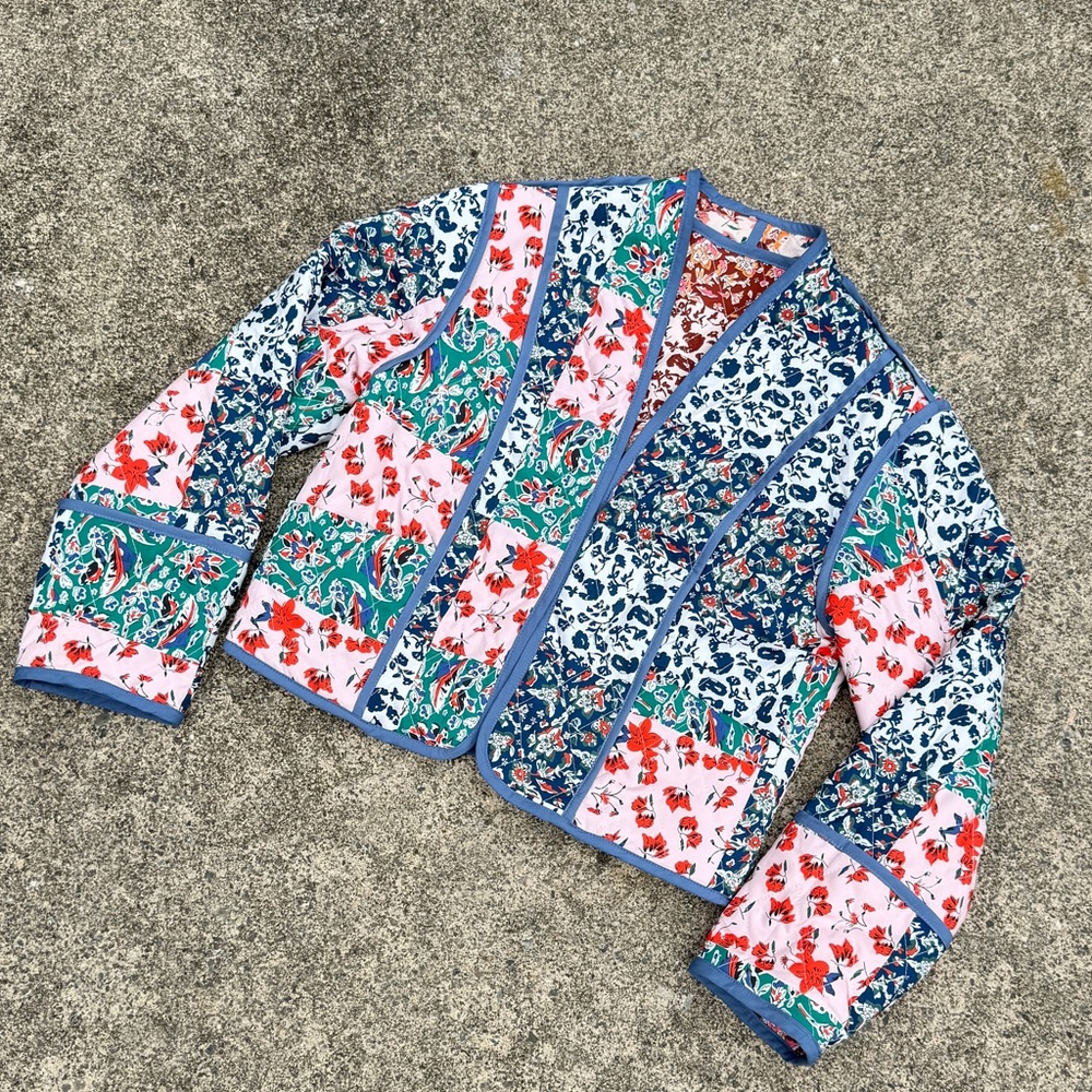 Reversibility Floral Patchwork Jacket - image 1